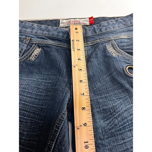 Etam Paris Weekend Jeans Size 38 (France Sizing) US Size 6-Waist 29 Inseam 28.5 - Picture 5 of 8